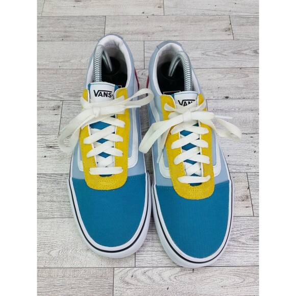 Women's Vans Old Skool Yacht Club Colorblock Canvas Suede Shoes Sneakers 7.5 - Picture 5 of 15